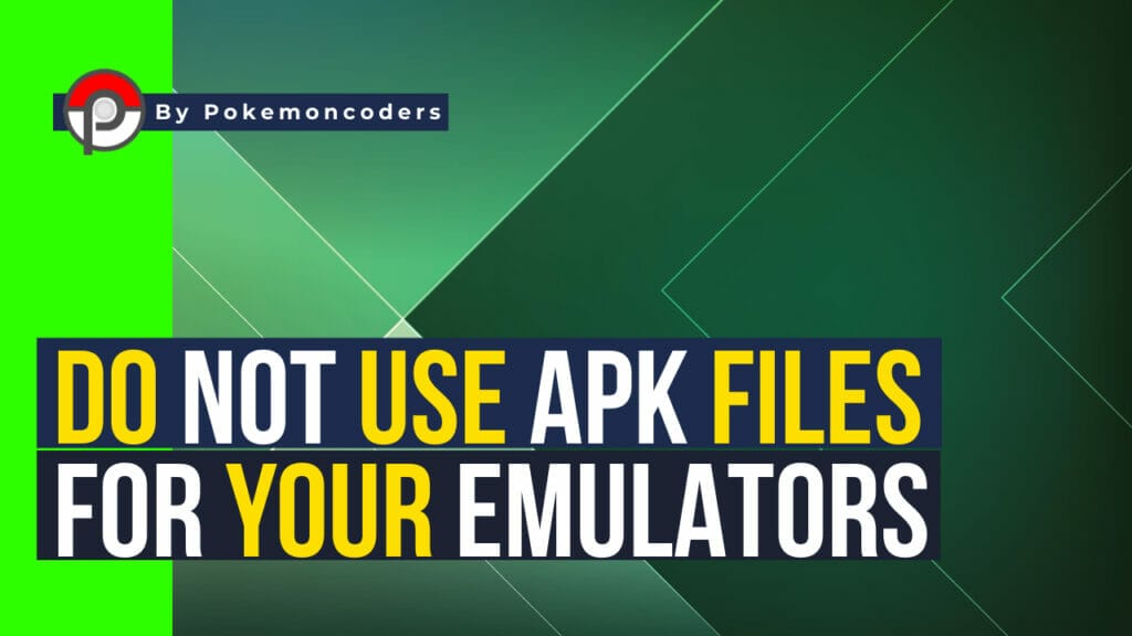 We don't recommend using apk emulators
