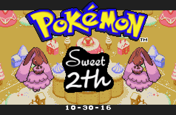 Pokemon sweeth 2th press start screen