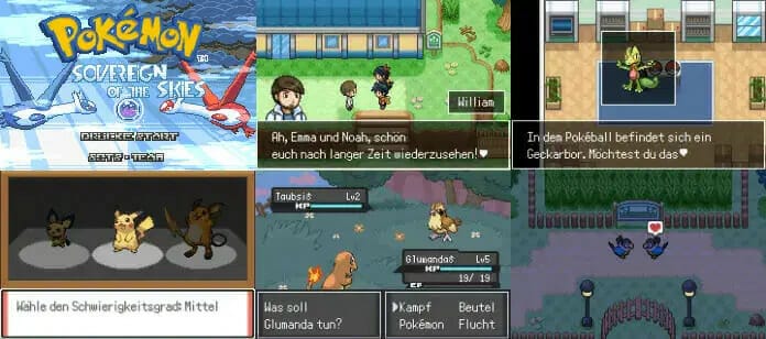 10 Best Pokemon Rom Hacks With Improved Graphics In 2023 7 Pokemon sovereign of the skies
