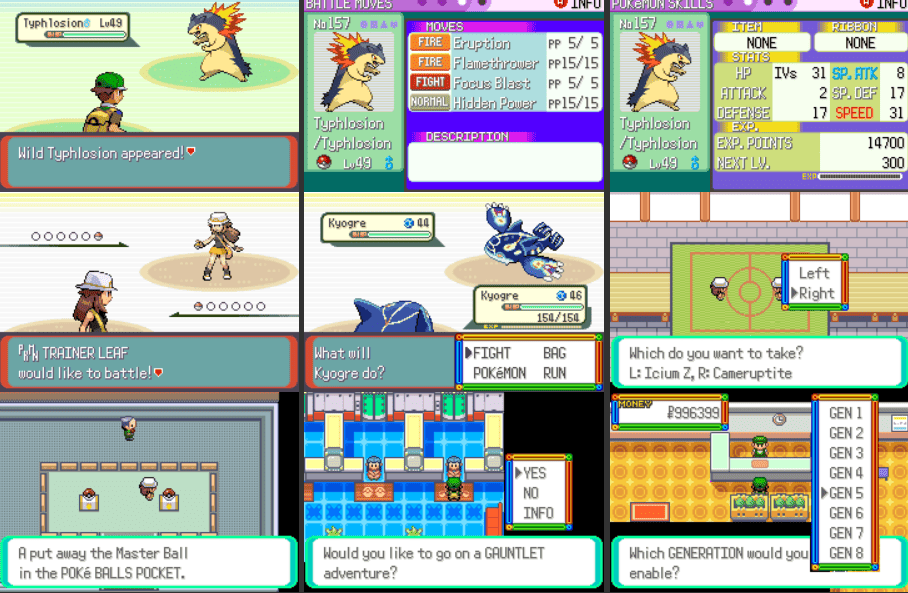 Pokemon emerald rogue screenshots