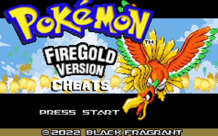 Pokemon fire gold cheats