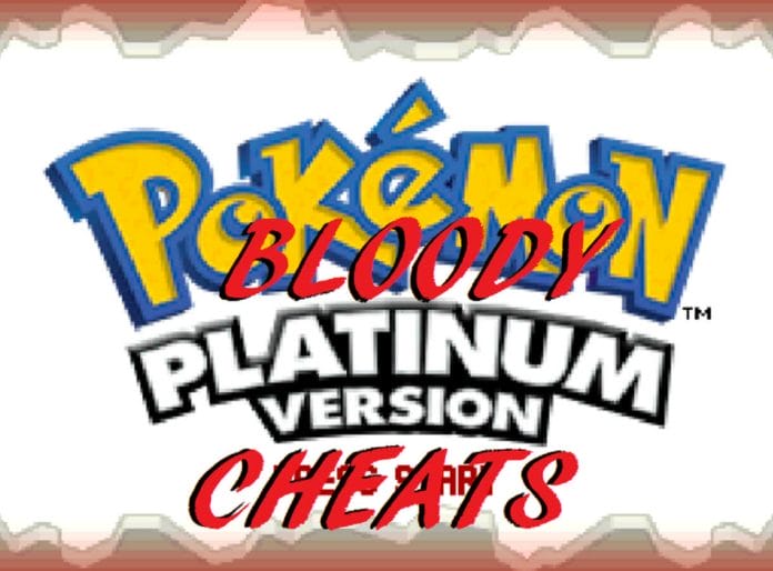 Pokemon bloody platinum cheats
