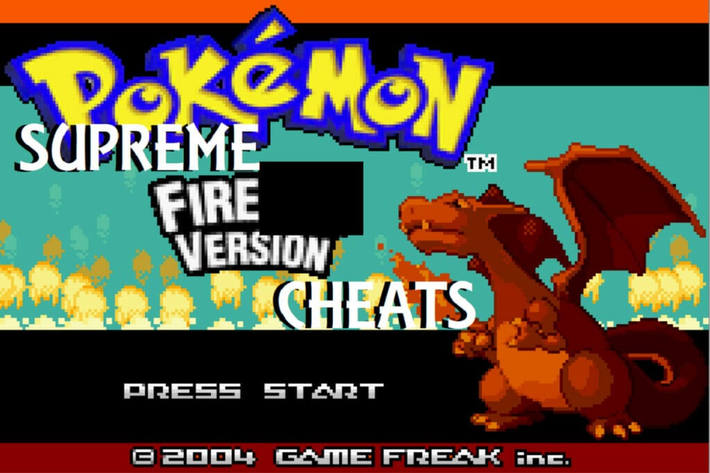 Pokemon supreme fire cheats