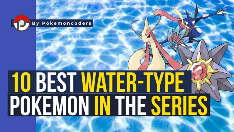 10 best water-type pokemon in the series