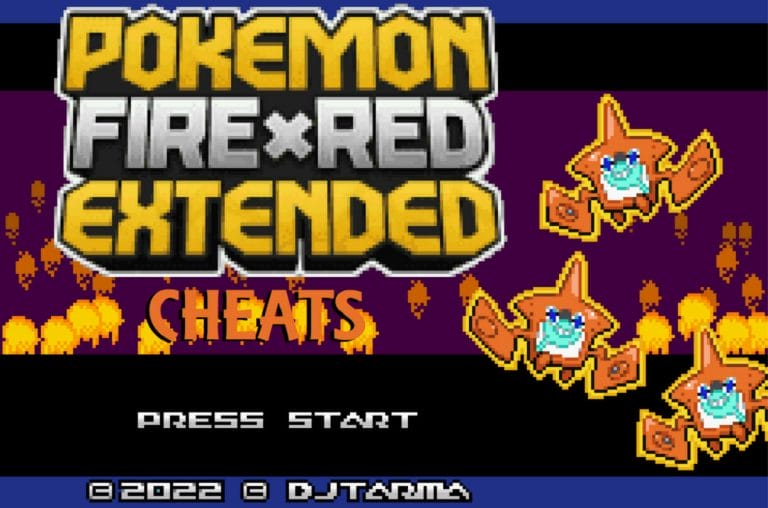 Pokemon firered extended cheats