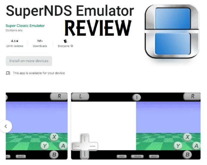 Supernds emulator review