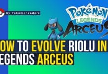 how to evolve Riolu in Pokemon Legends Arceus