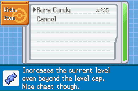 Rare candy