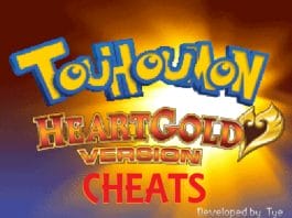 Touhoumon heartgold cheats