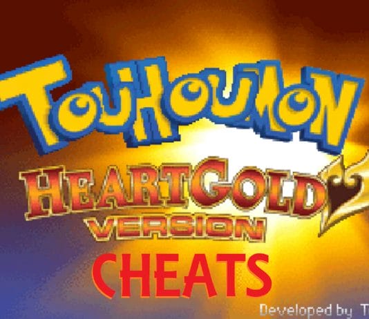 Touhoumon heartgold cheats