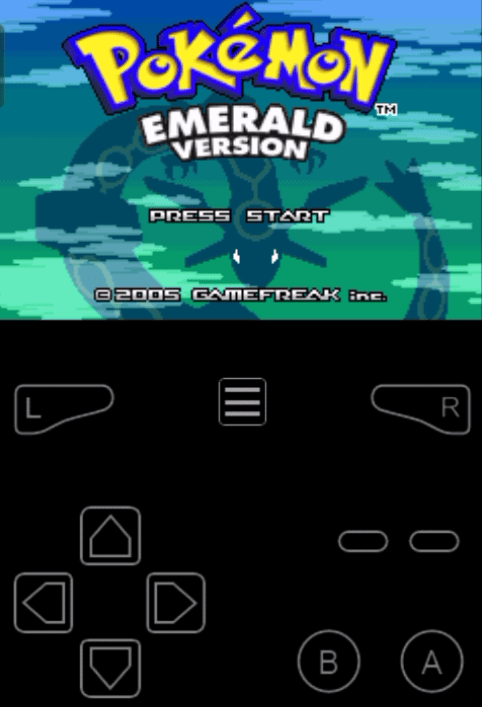 Start pokemon emerald on android