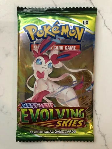 Jagged edges on booster packs