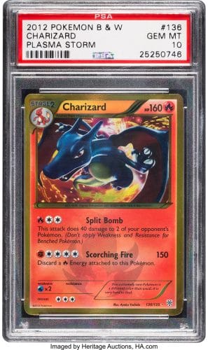 10 Most Expensive Charizard Cards In Pokemon Tcg’s History 3 Most expensive pokemon cards - plasma storm secret rare charizard (psa 10)