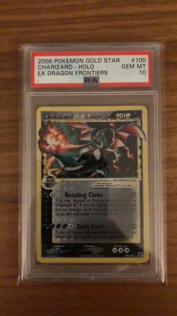 Most expensive pokemon cards - dragon frontiers ultra rare charizard star (psa 10)