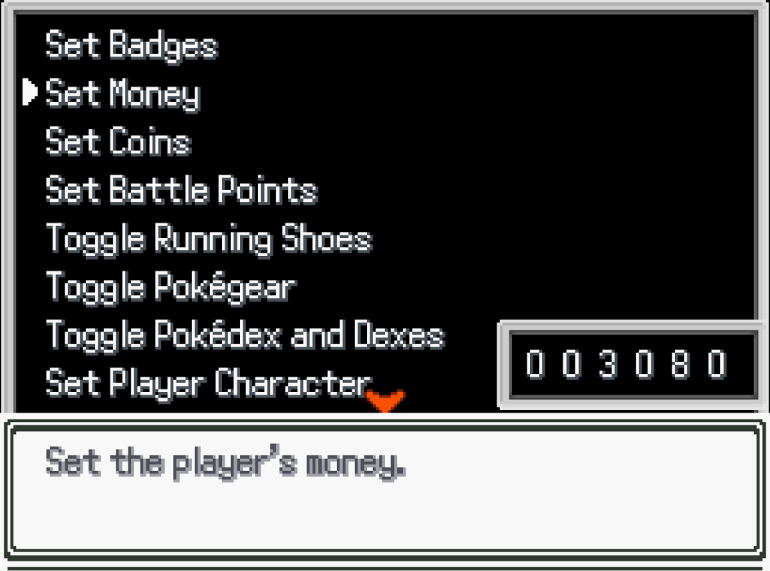 Pokemon infinite fusion cheats - player options