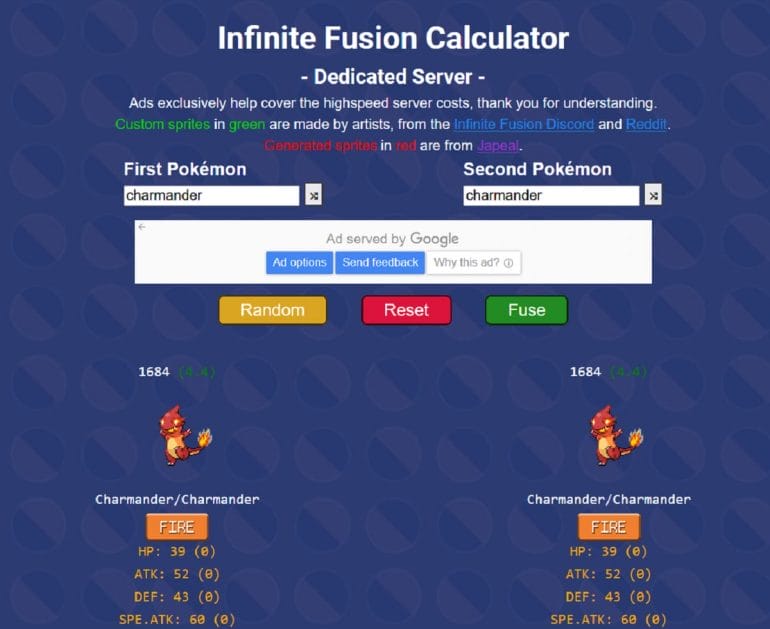 Pokemon infinite fusion nuzlocke infinite fusion calculator