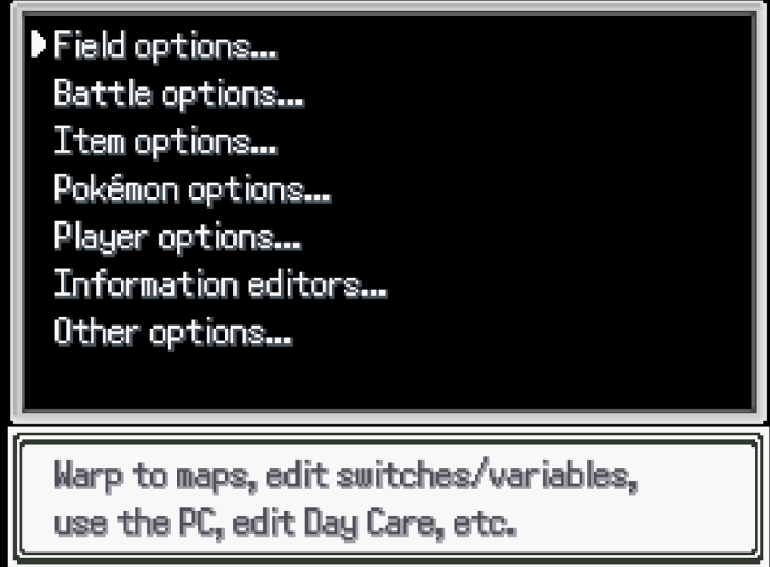 Enabling Pokemon Infinite Fusion Debug Mode: A Complete Trainer’s Guide 2 Pokemon infinite fusion menu