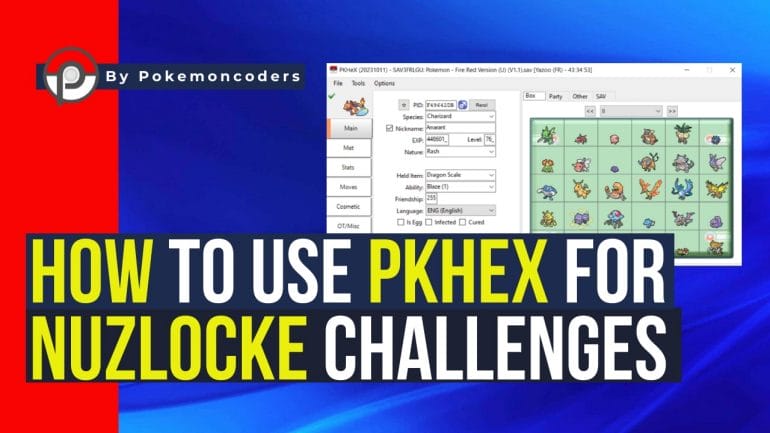 How to use pkhex for nuzlocke challenges