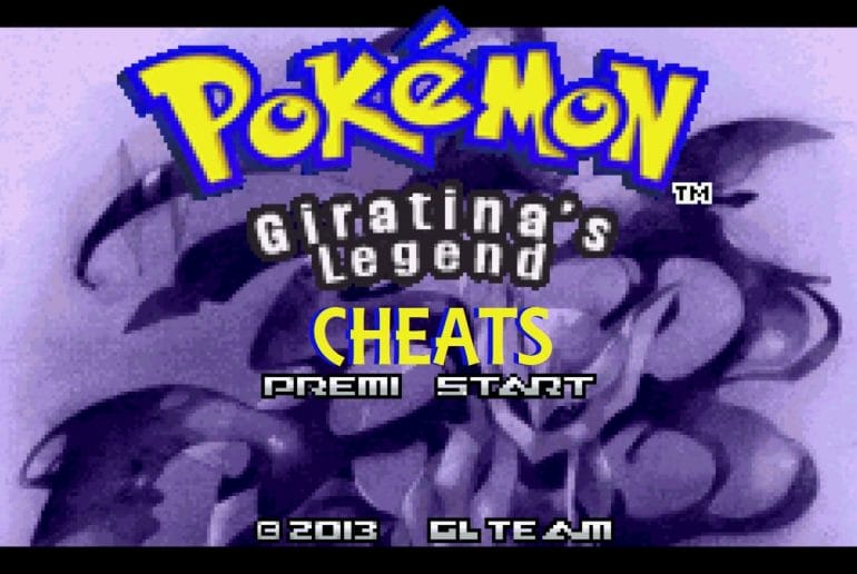 Pokemon giratina's legend cheats