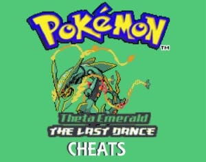 Pokemon theta emerald the last dance cheats
