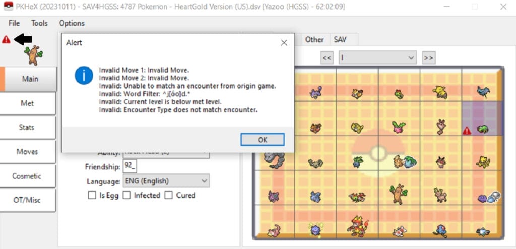 Pkhex tutorial - invalid save