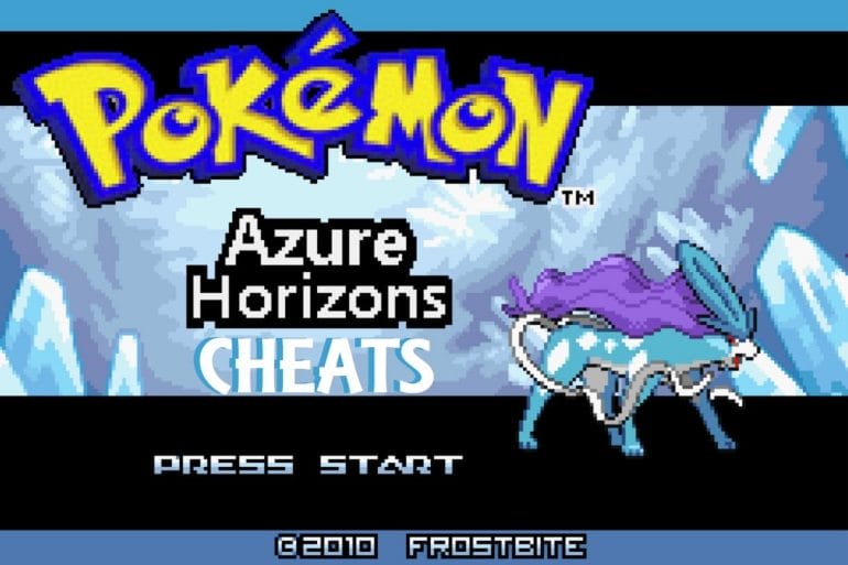 Pokemon azure horizons cheats