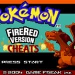 Pokemon FireRed Plus cheats