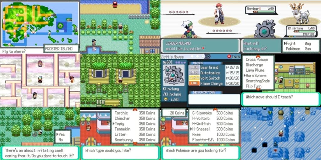 Pokemon parallel emerald screenshots
