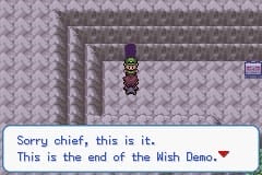 Pokemon wish demo 1. 02 end of the demo yo
