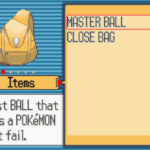 Master ball cheat in bag