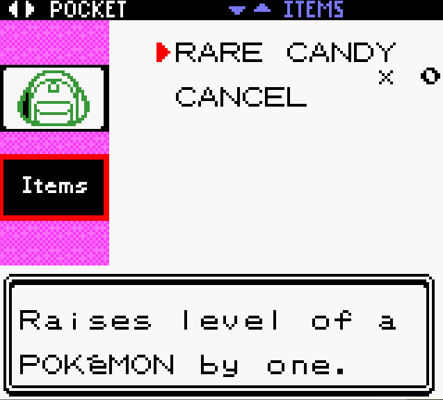 Rare candy cheat pack