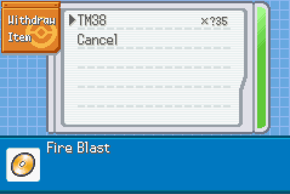 Pokemon firered battle edition cheats tm and hm