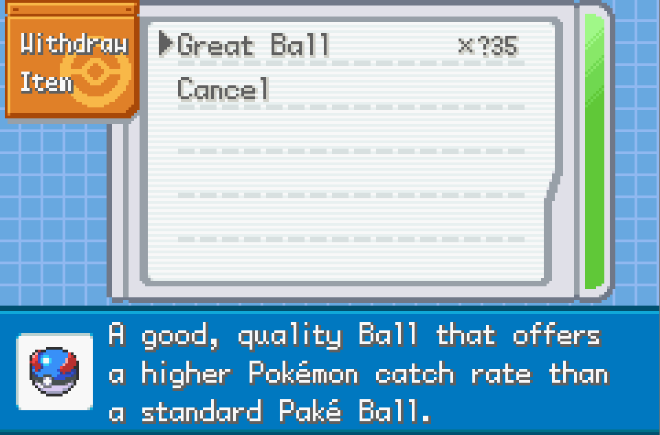 Pokemon mega blue cheats poke balls