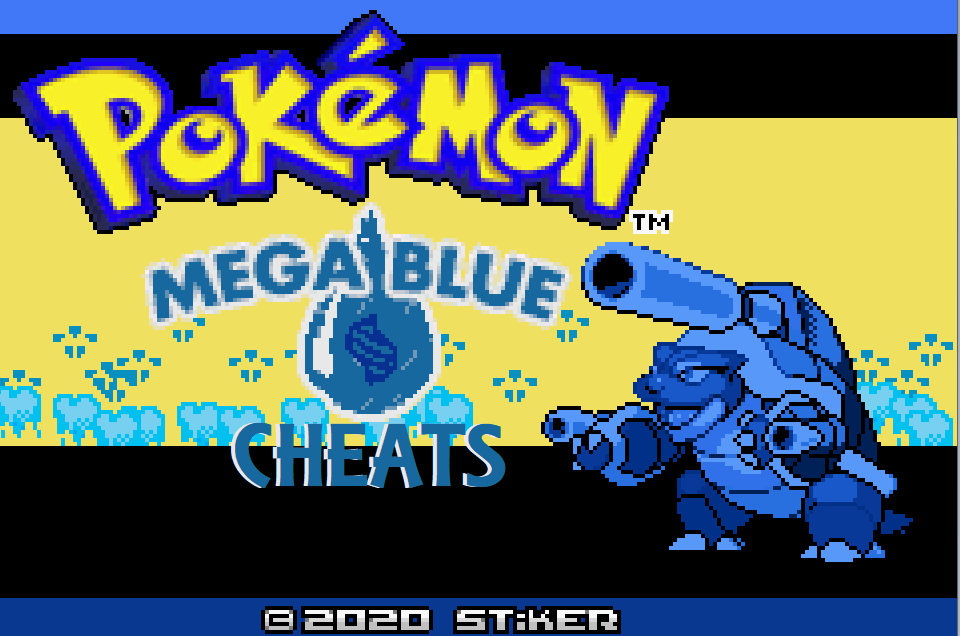 Pokemon mega blue cheats