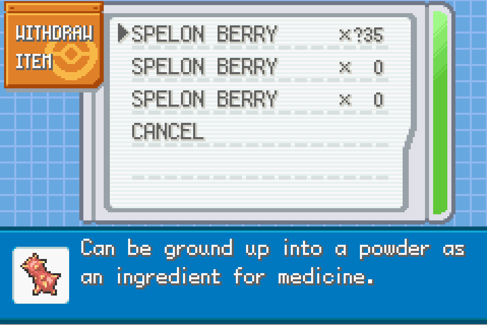 Pokemon elysium cheats berries