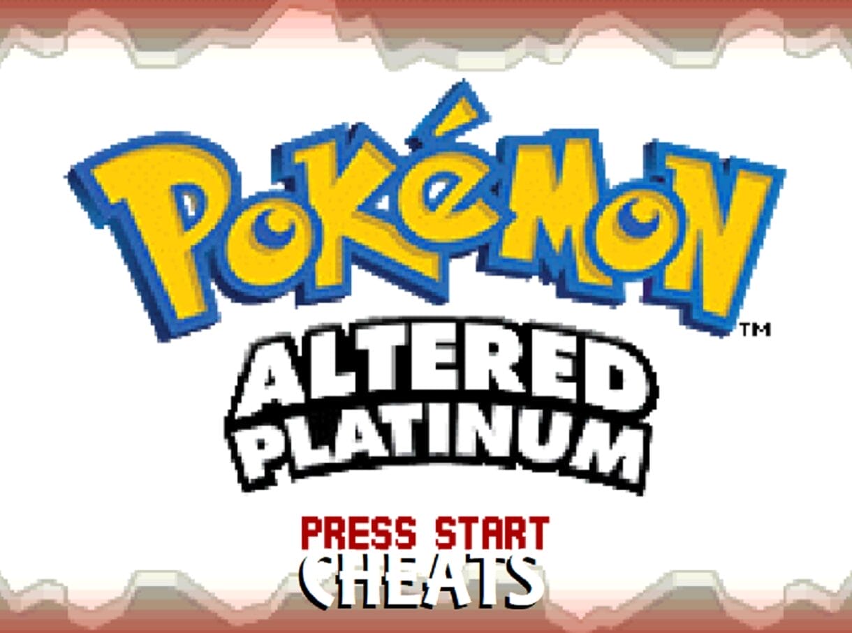 Pokemon Platinum Wild Pokemon Modifier Cheat Code Pokemon Altered Platinum Cheats | PokemonCoders