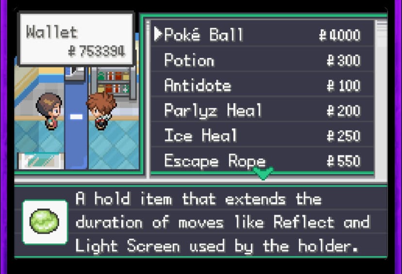 Light clay cheat in pokemon unbound