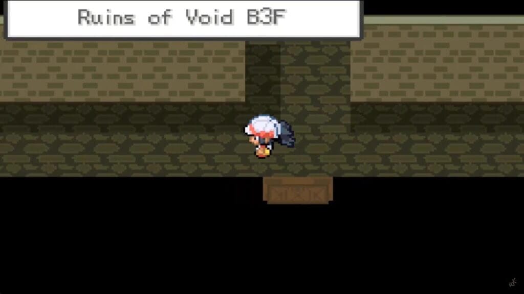 Ruins of void b3f in pokemon unbound