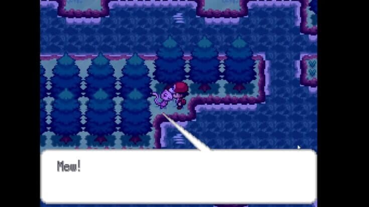Mew encounter in viridian forest
