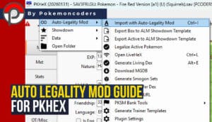 Pkhex auto legality mod guide